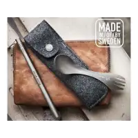 Light My Fire Spork & Straw Kit Titanium