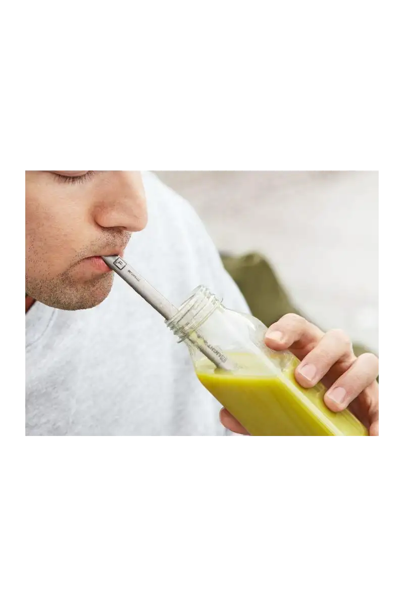 Light My Fire Spork & Straw Kit Titanium