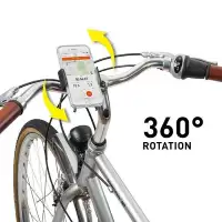 Obracany uchwyt na telefon do roweru Squeeze