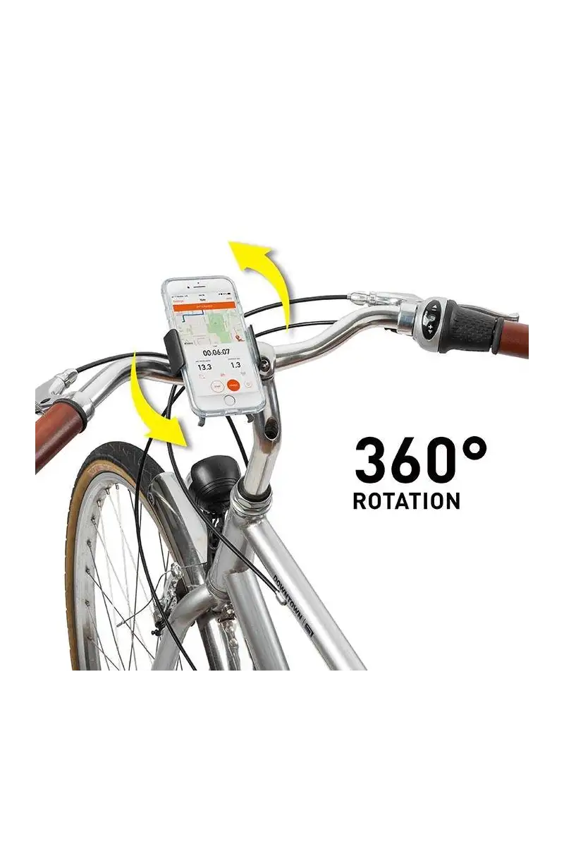 Obracany uchwyt na telefon do roweru Squeeze