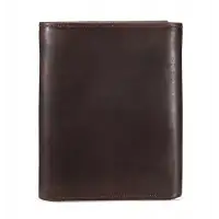 Portfel Carhartt Oil Tan Trifold Dark Brown