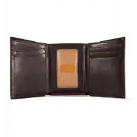 Portfel Carhartt Oil Tan Trifold Dark Brown