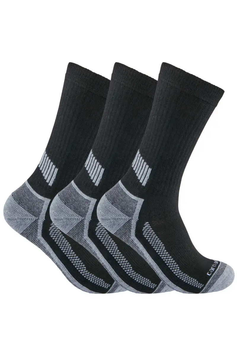 Skarpety Carhartt Force Midweight Crew 3x Black