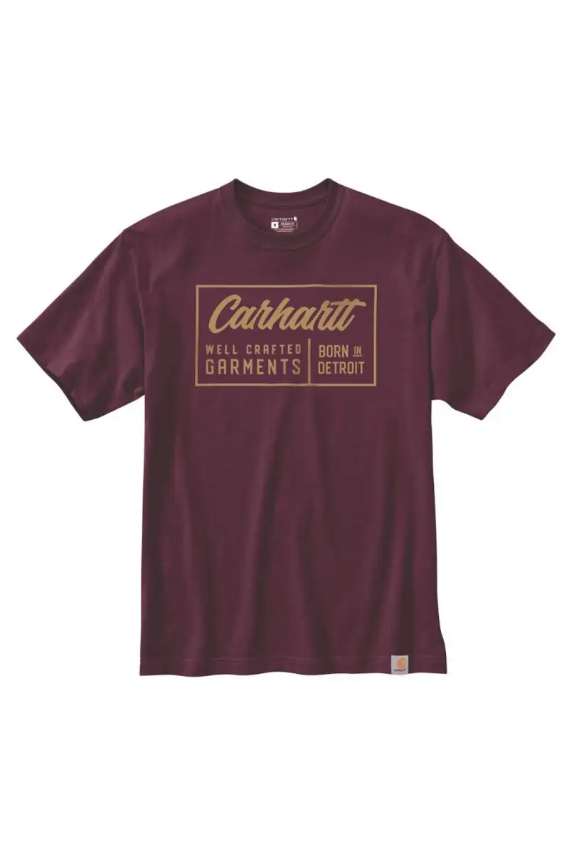 Koszulka Carhartt Heavyweight Crafted Port