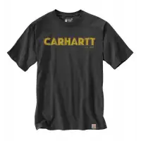 Koszulka Carhartt Heavyweight Logo Relaxed Carbon