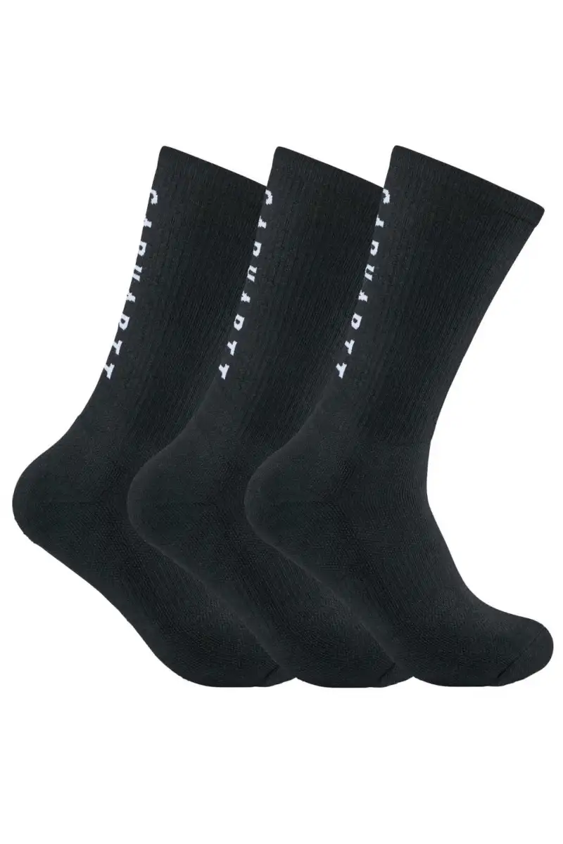 Skarpety Carhartt Force Midweight Logo Crew Black