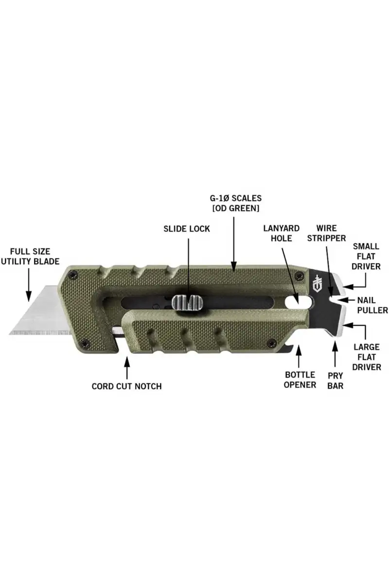 Multitool Gerber Prybrid Utility GREEN