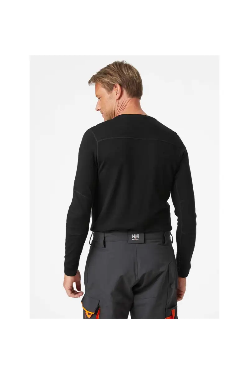 Koszulka termo Helly Hansen Lifa Merino Black