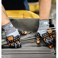 Rękawice Mechanix Speedknit MPact S5CP08 Grey