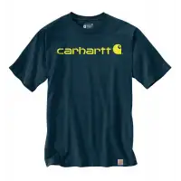 Koszulka Carhartt Heavyweight Core Logo Night Blue