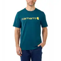 Koszulka Carhartt Heavyweight Core Logo Night Blue