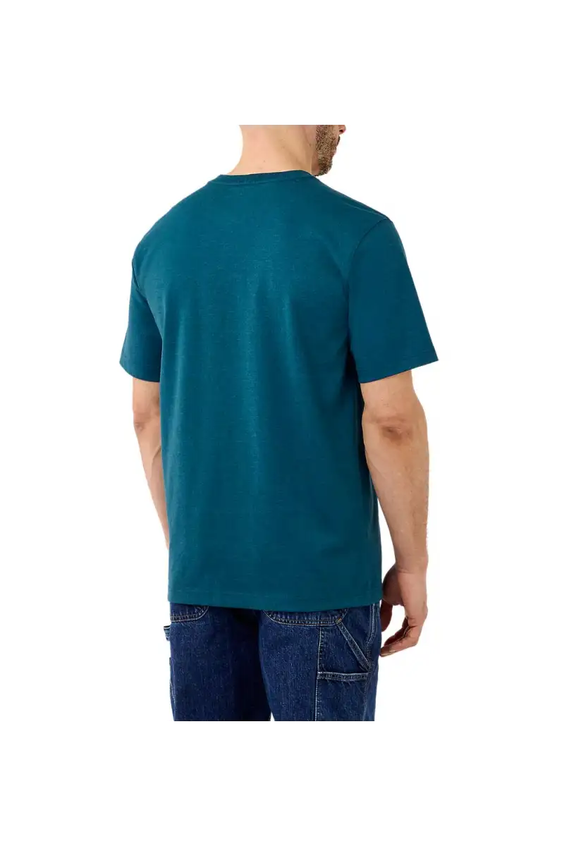 Koszulka Carhartt Heavyweight Core Logo Night Blue