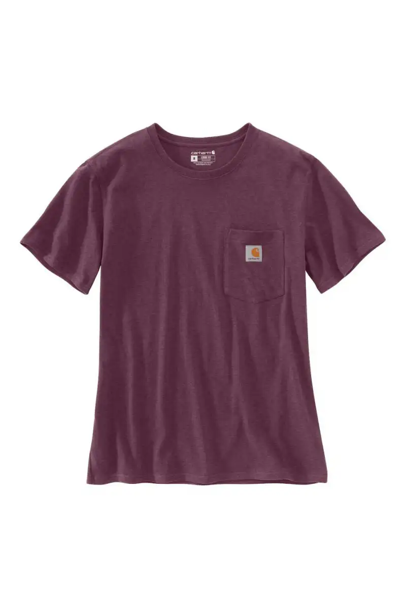 Koszulka Carhartt Heavyweight Pocket Blackberry