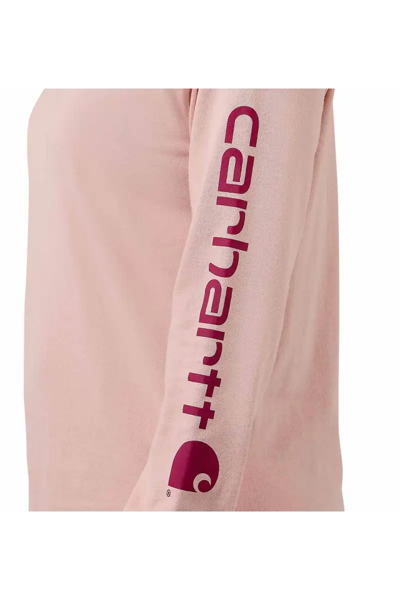 Koszulka Carhartt Workwear Sleeve Logo LS Rose