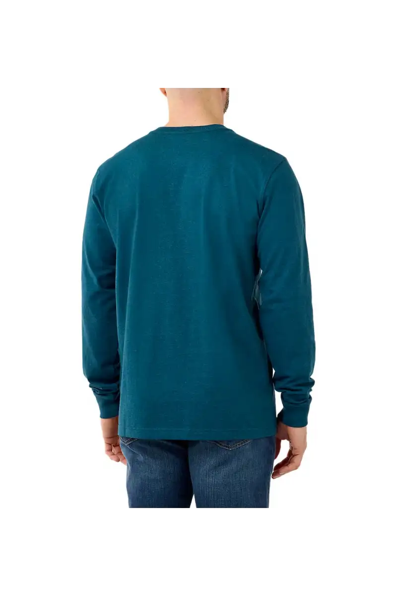 Koszulka Carhartt Heav Sleeve Logo Night Blue