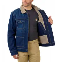 Kurtka Jeansowa Carhartt Denim Sherpa Beech
