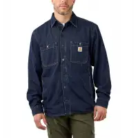 Ocieplana Koszula Carhartt Relaxed Denim Glacier