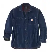 Ocieplana Koszula Carhartt Relaxed Denim Glacier