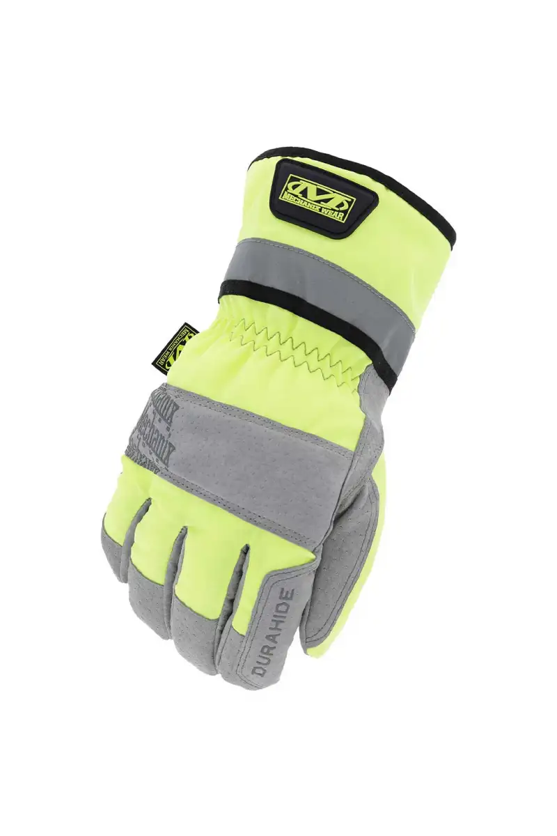 COLDWORK LEATHER GAUNTLET HIVIZ LG HIVIZ YELLOW