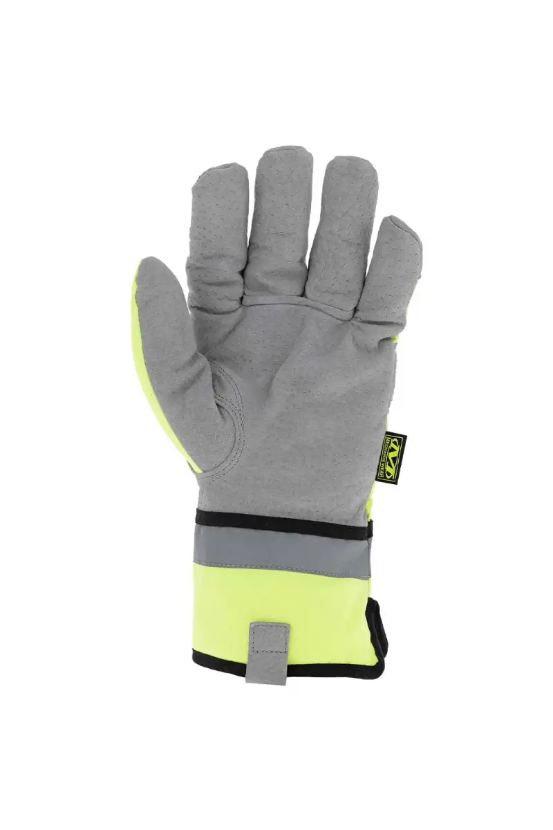 COLDWORK LEATHER GAUNTLET HIVIZ LG HIVIZ YELLOW