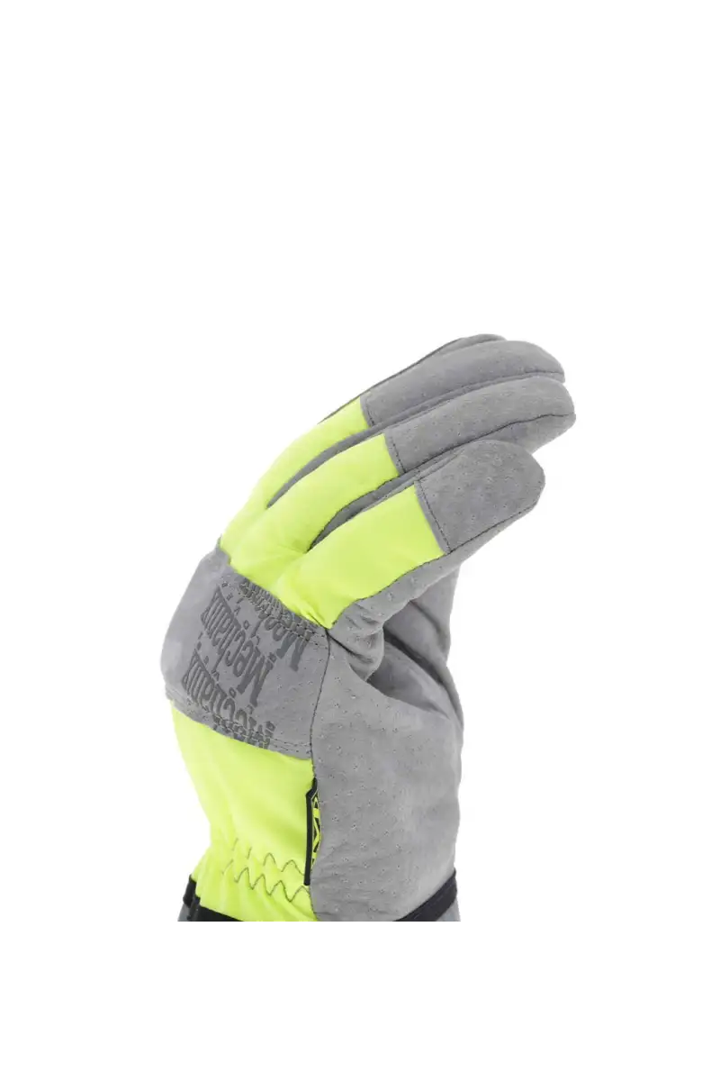 COLDWORK LEATHER GAUNTLET HIVIZ LG HIVIZ YELLOW