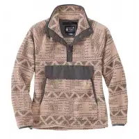 Polar Carhartt Flc Pullover Warm Taupe Geo Aztec