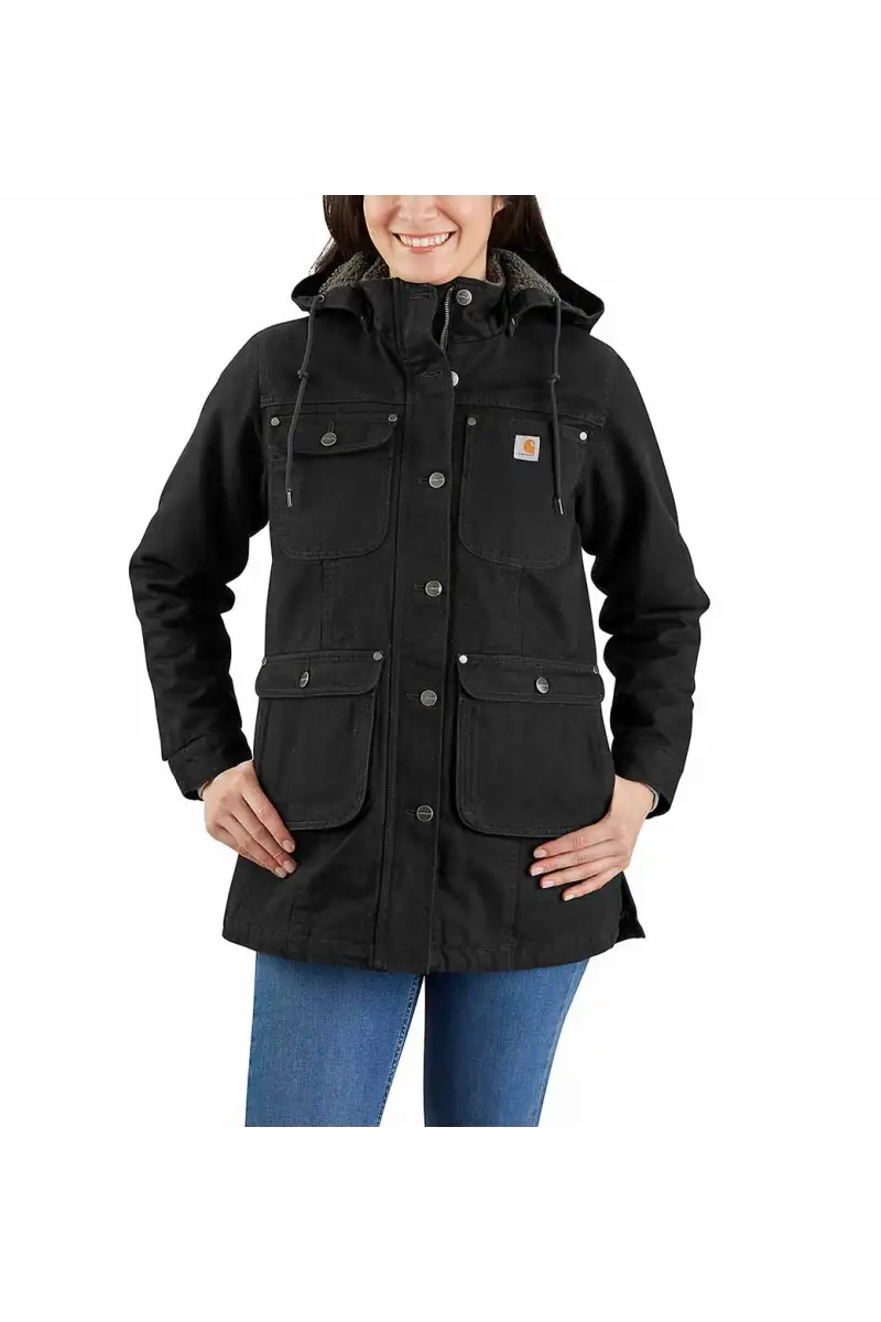 Płaszcz Carhartt Weathered Duck Black