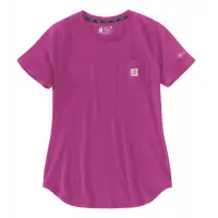 Koszulka Carhartt Force Midweight Pocket Magenta