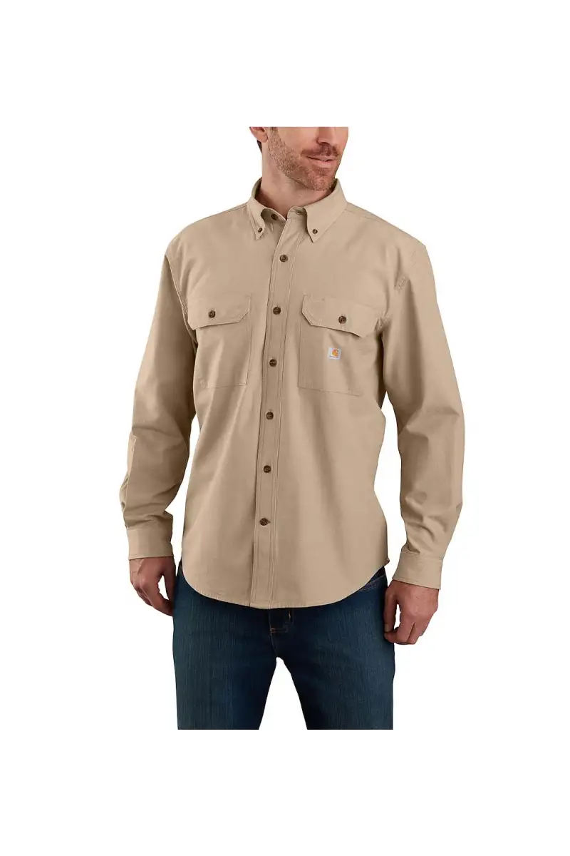 Koszula Carhartt Midweight Chambray Dark Tan