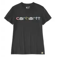 Koszulka Carhartt Light Multi Color Logo Black