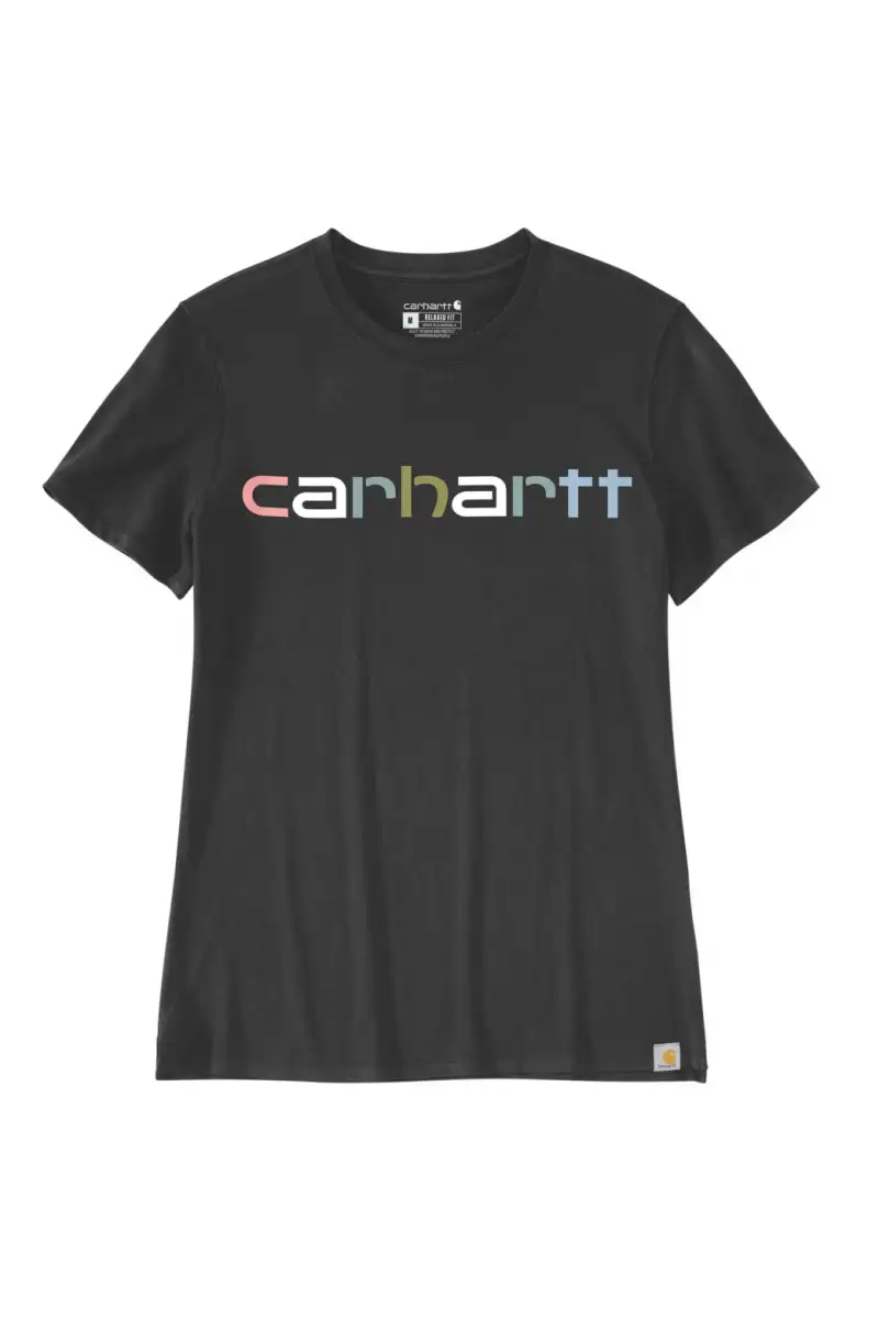 Koszulka Carhartt Light Multi Color Logo Black