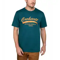 Koszulka Carhartt Heavy Graphic Night Blue