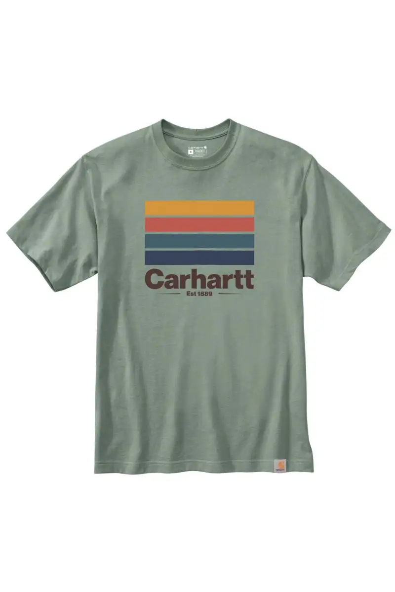 Koszulka Carhartt Heavyweight Line Jade