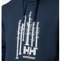 Bluza Helly Hansen Graphic Hoodie Navy Melange