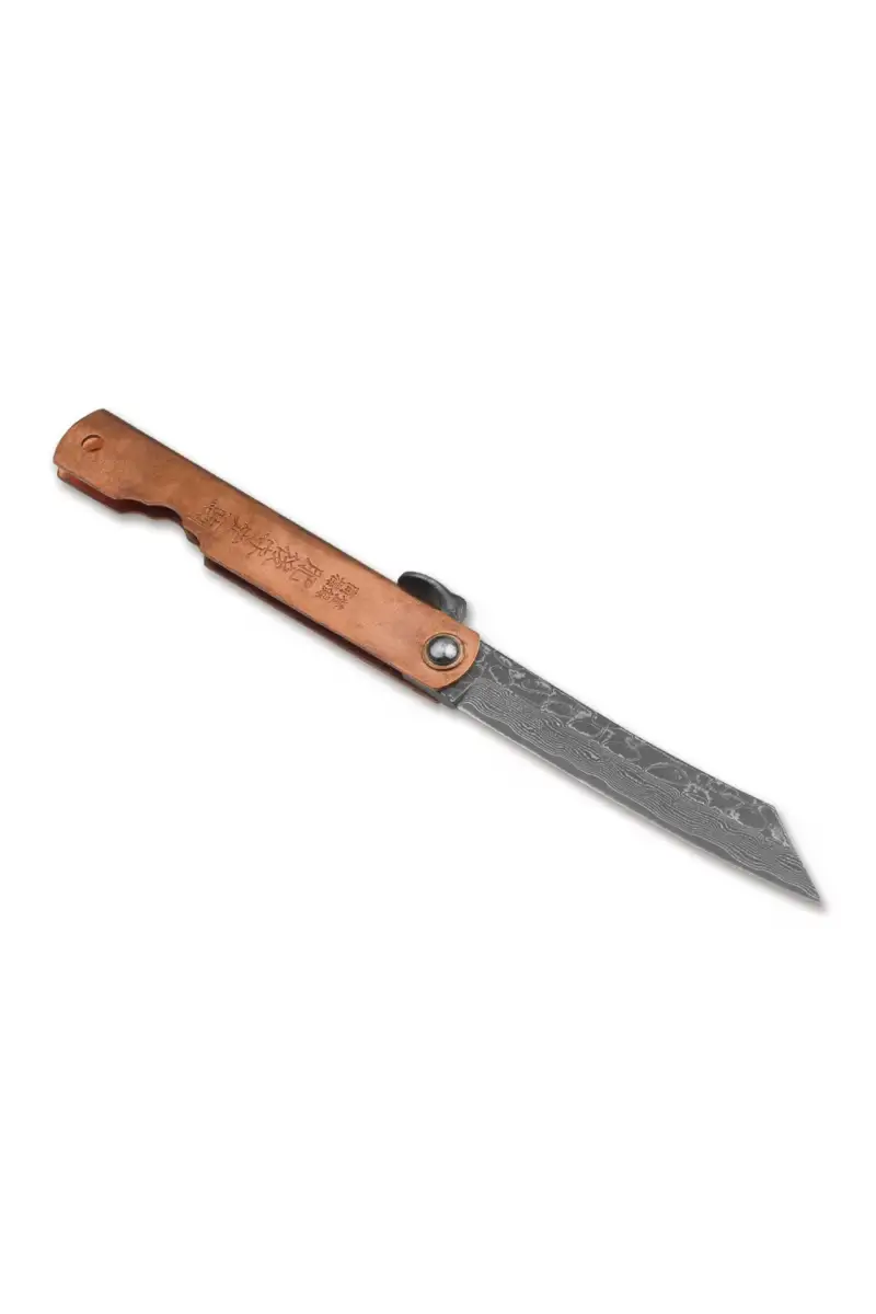 Nóż Higo Irogane Damascus