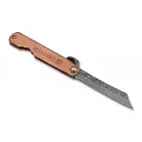 Nóż Higo Bonsai Irogane Damascus
