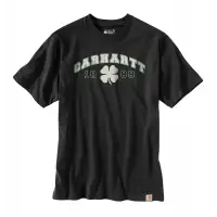 Koszulka Carhartt Heavyweight Shamrock Black