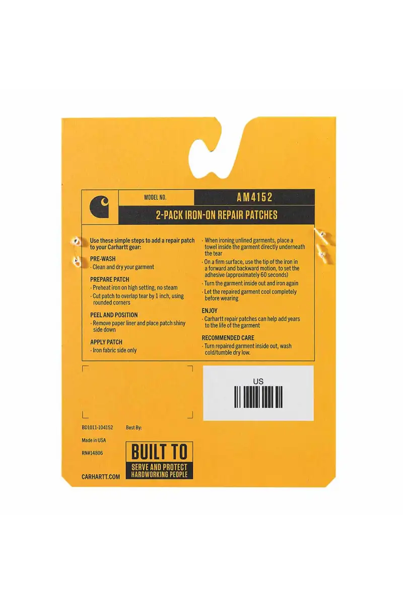 Łaty Carhartt Duck 2Pack Dark Brown