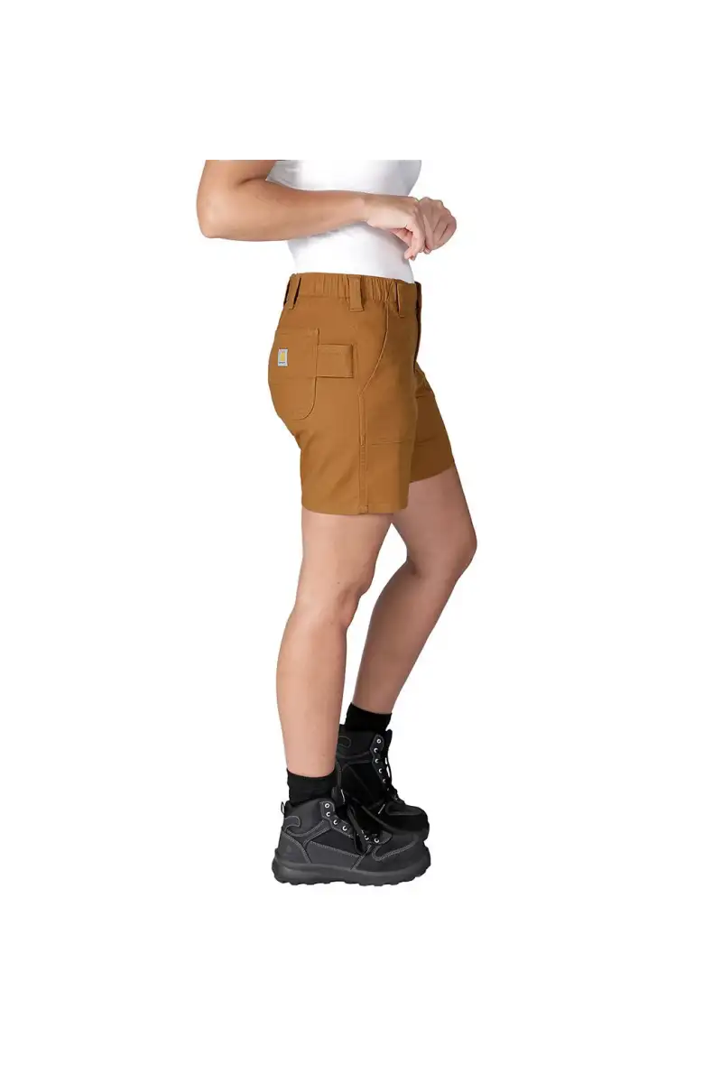 Szorty Carhartt Rugged Flex Canvas Brown
