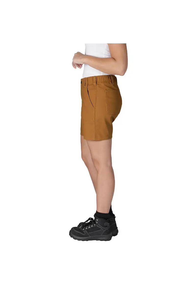 Szorty Carhartt Rugged Flex Canvas Brown