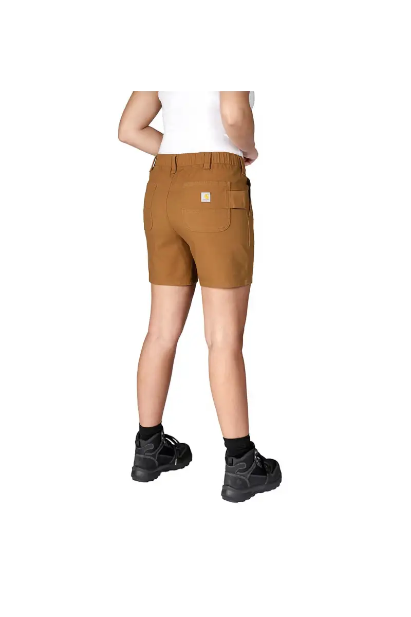 Szorty Carhartt Rugged Flex Canvas Brown