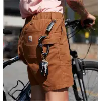 Szorty Carhartt Rugged Flex Canvas Brown