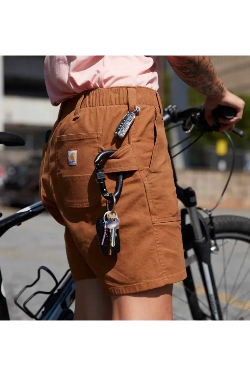 Szorty Carhartt Rugged Flex Canvas Brown