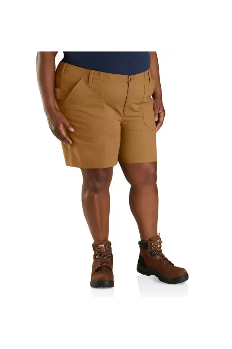 Szorty Carhartt Rugged Flex Canvas Brown