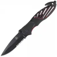 Nóż ratowniczy Puma Solingen Black Aluminium, Blac