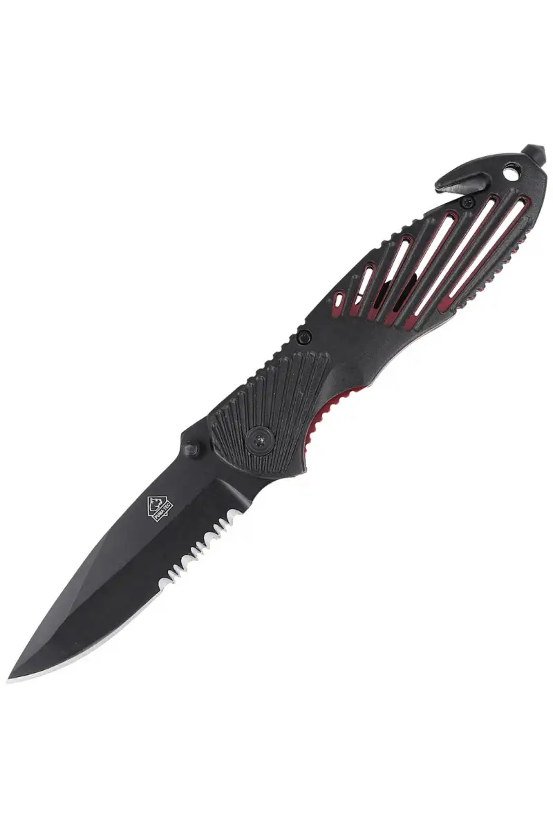 Nóż ratowniczy Puma Solingen Black Aluminium, Blac