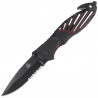 Nóż ratowniczy Puma Solingen Black Aluminium, Blac