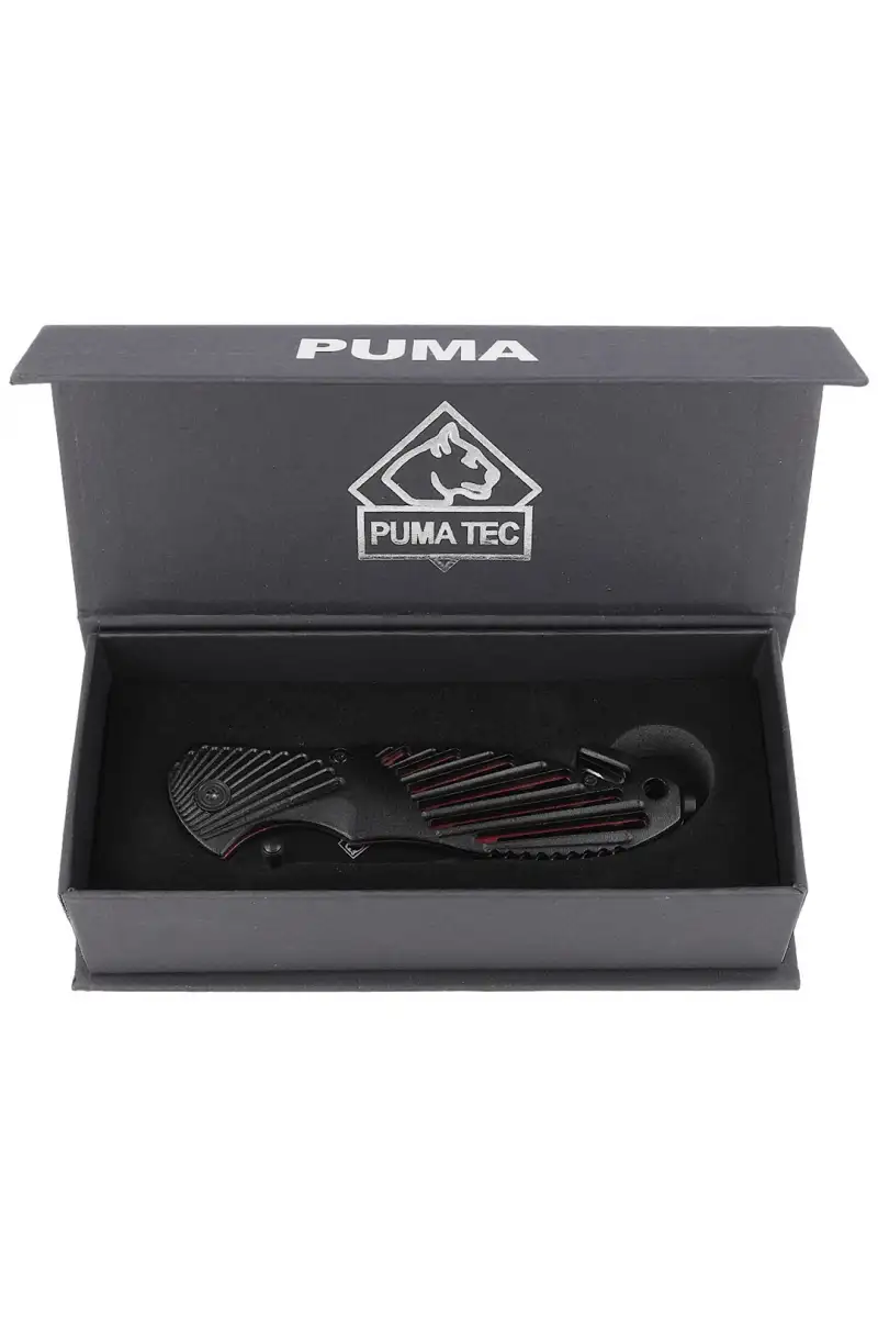 Nóż ratowniczy Puma Solingen Black Aluminium, Blac