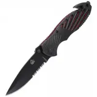 Nóż ratowniczy Puma Solingen Black Aluminium, Blac