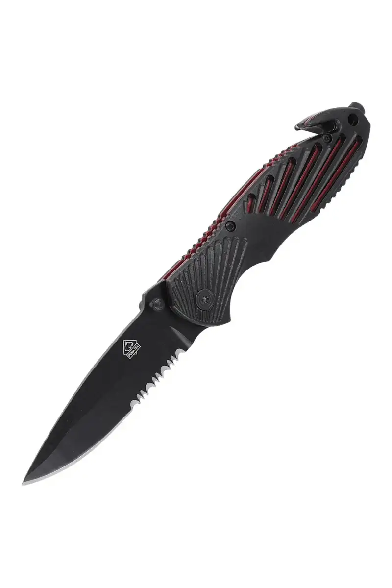 Nóż ratowniczy Puma Solingen Black Aluminium, Blac